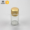 10ml glass tube essential oil bottle with golden cap